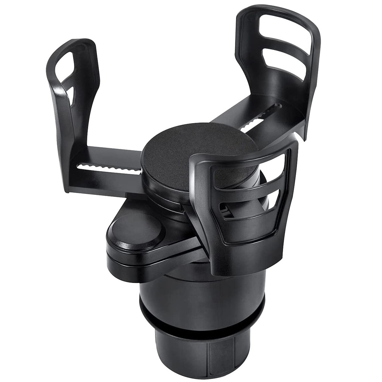 4 In 1 Car Cup Holder Expander Adapter Black Abs Rotating Drink Holder Stand